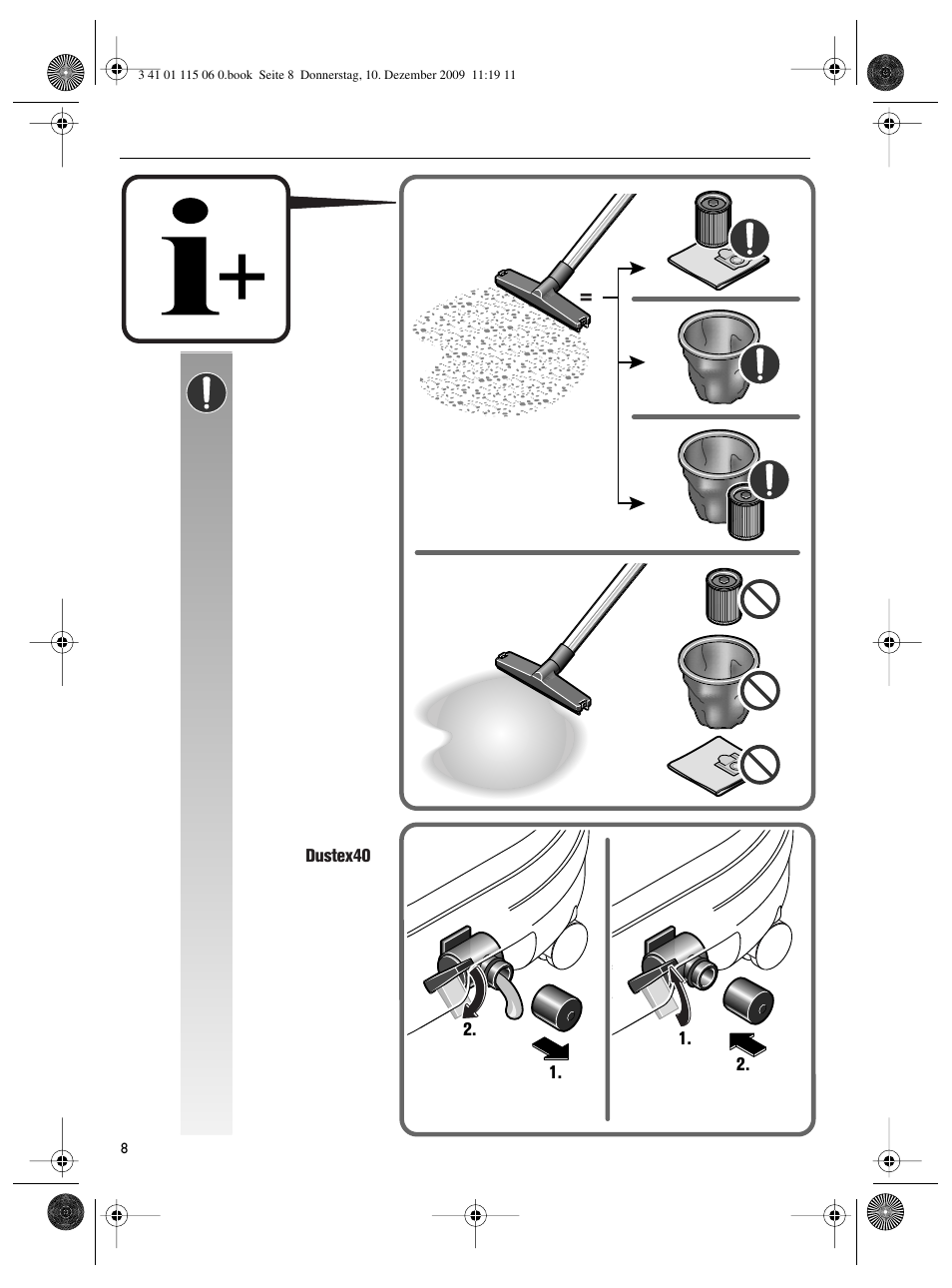 Fein Dustex_40 User Manual | Page 8 / 61