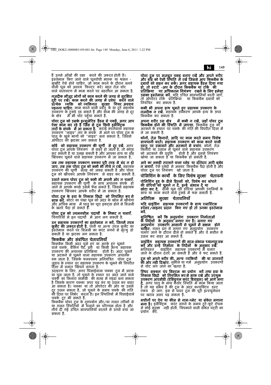 Fein KS 10-38E User Manual | Page 149 / 155