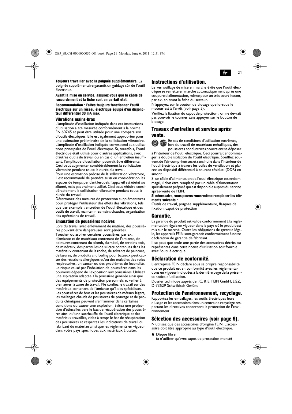 Fein KS 10-38E User Manual | Page 21 / 155