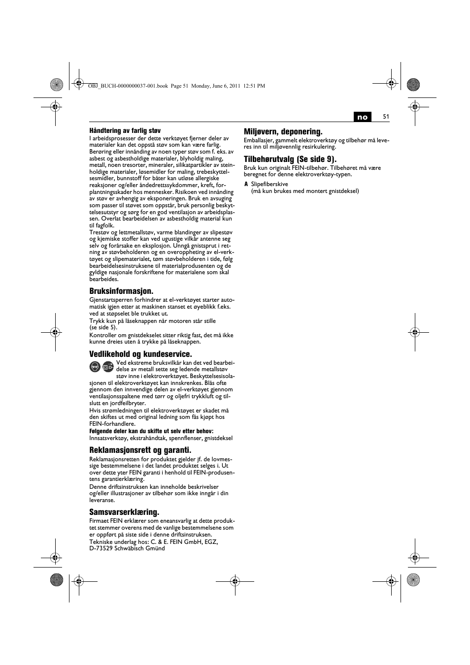 Fein KS 10-38E User Manual | Page 51 / 155