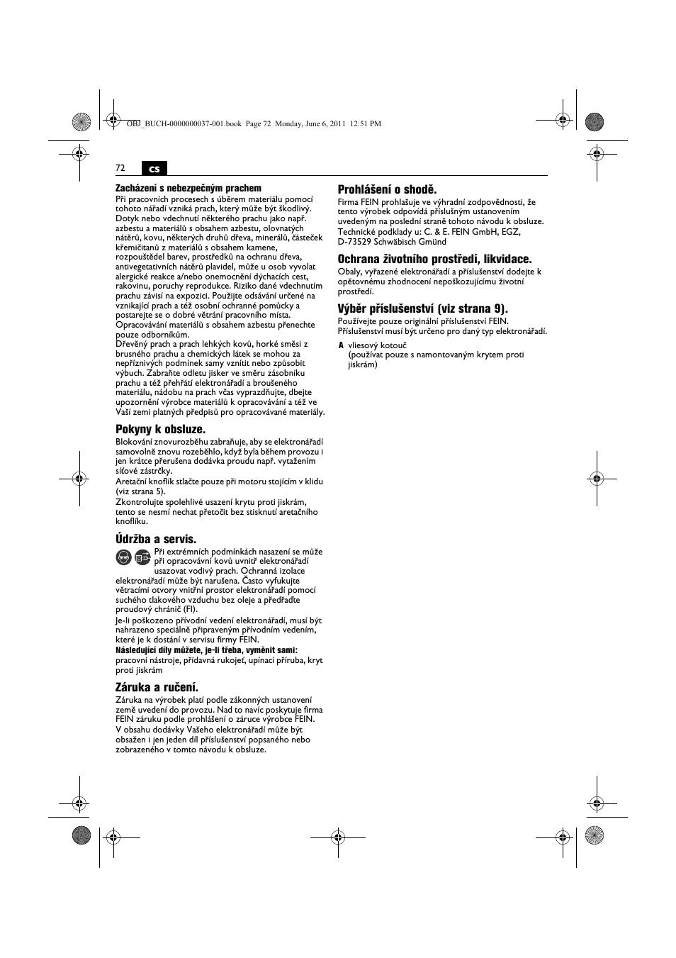 Fein KS 10-38E User Manual | Page 72 / 155