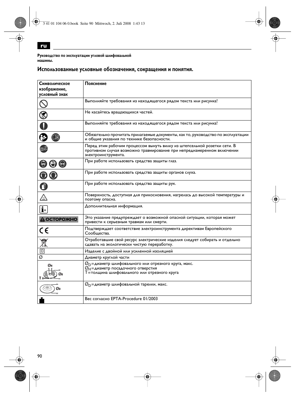 Fein WSB-14-125T User Manual | Page 90 / 99