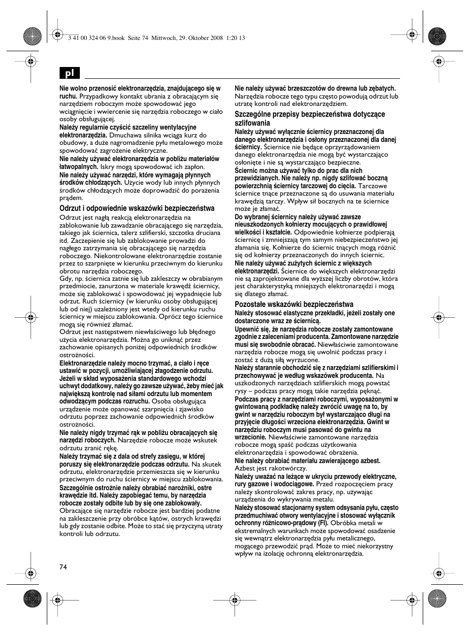 Fein MSh_636-1 User Manual | Page 74 / 82