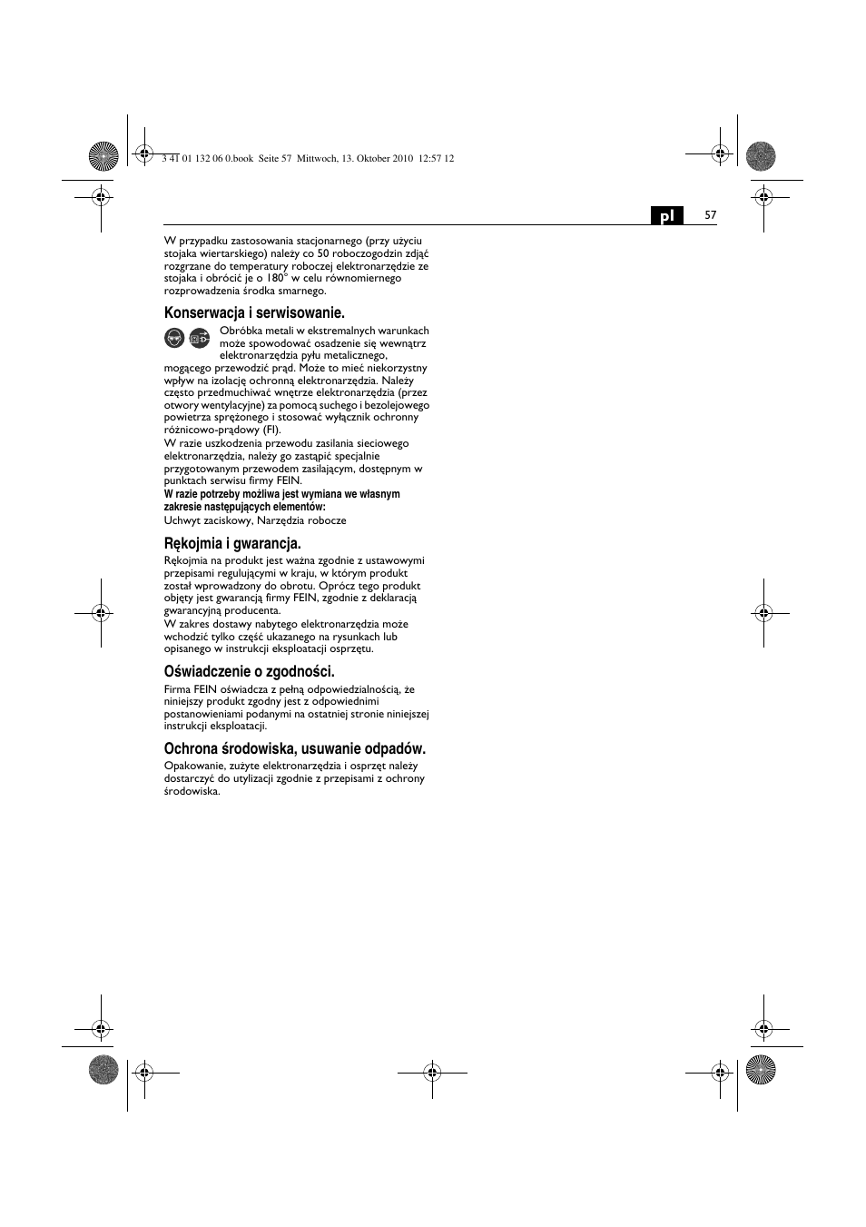 Fein ASge-648 User Manual | Page 57 / 62