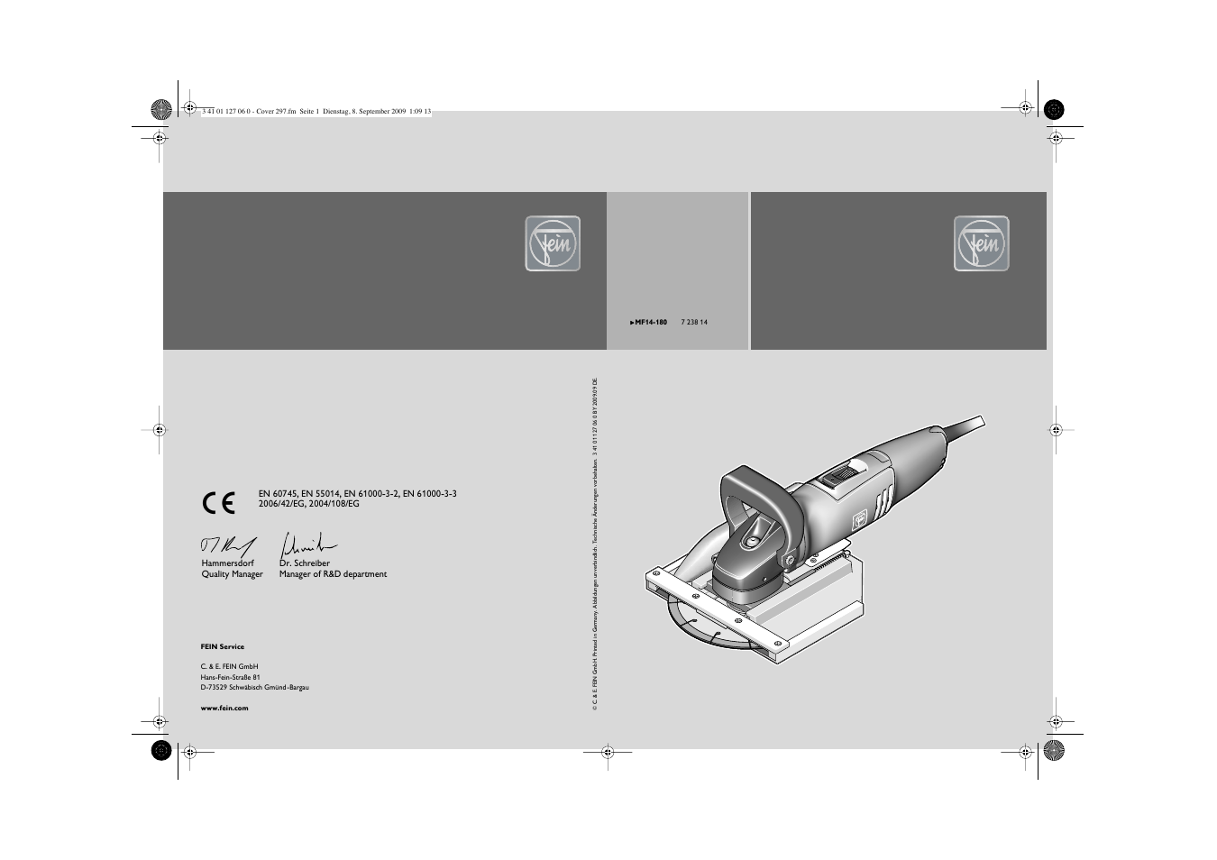 Fein MF14_180 User Manual | 77 pages