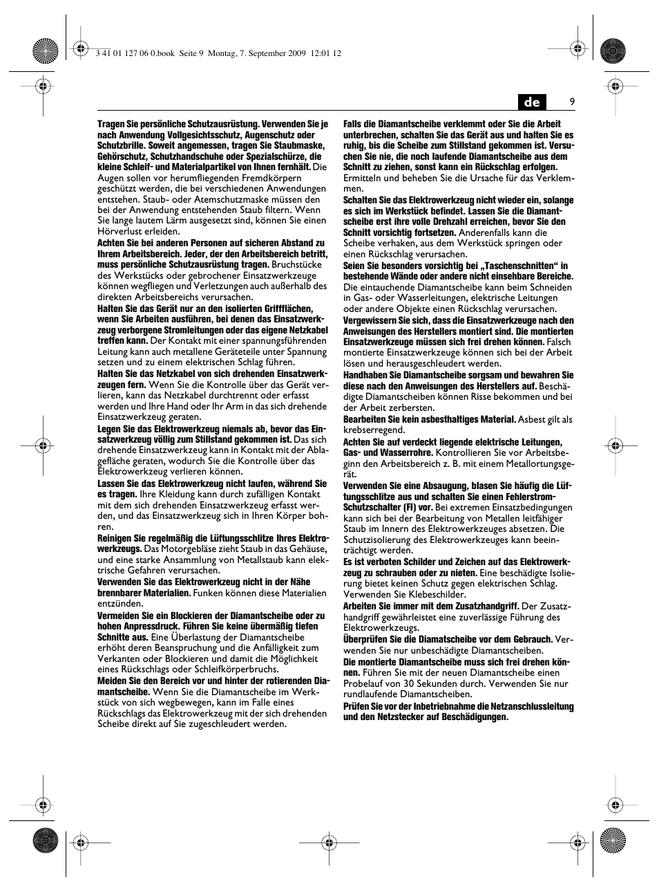 Fein MF14_180 User Manual | Page 9 / 77