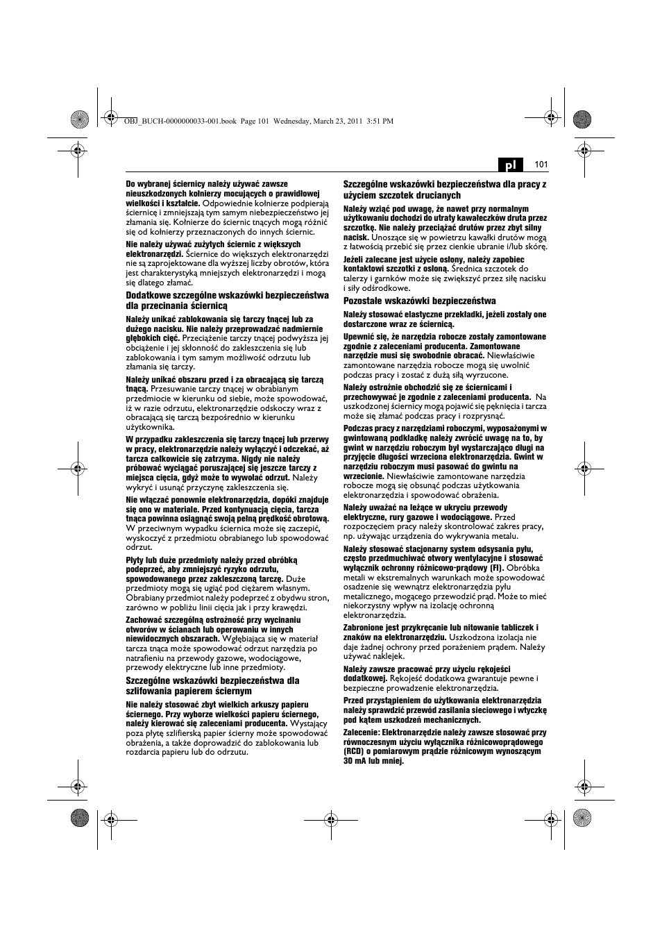 Fein WSG 25-230 User Manual | Page 101 / 191