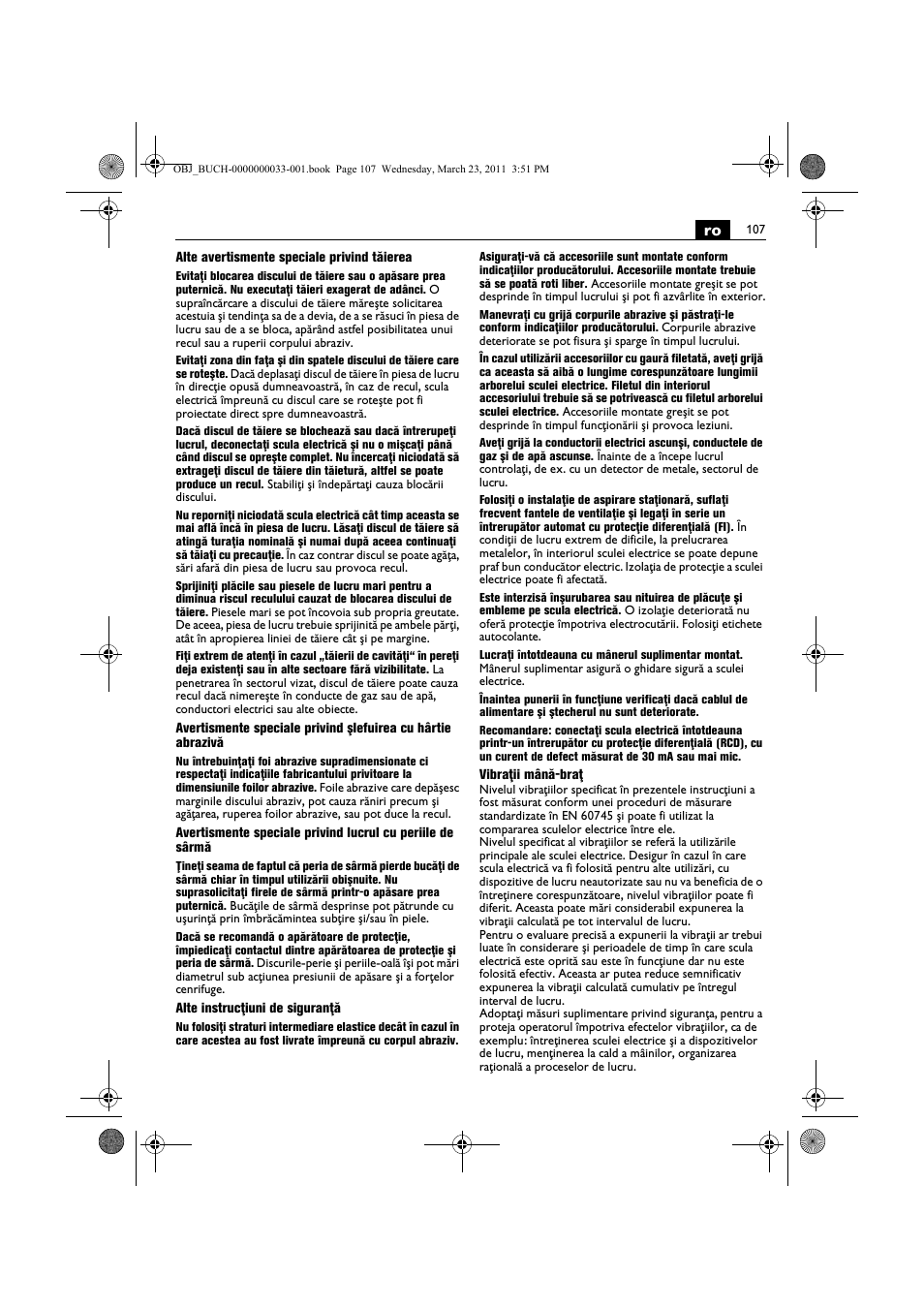 Fein WSG 25-230 User Manual | Page 107 / 191