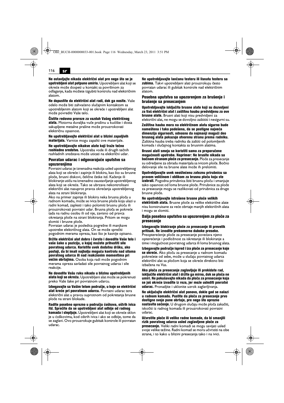 Fein WSG 25-230 User Manual | Page 116 / 191