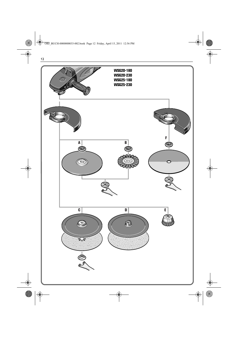 Fein WSG 25-230 User Manual | Page 12 / 191