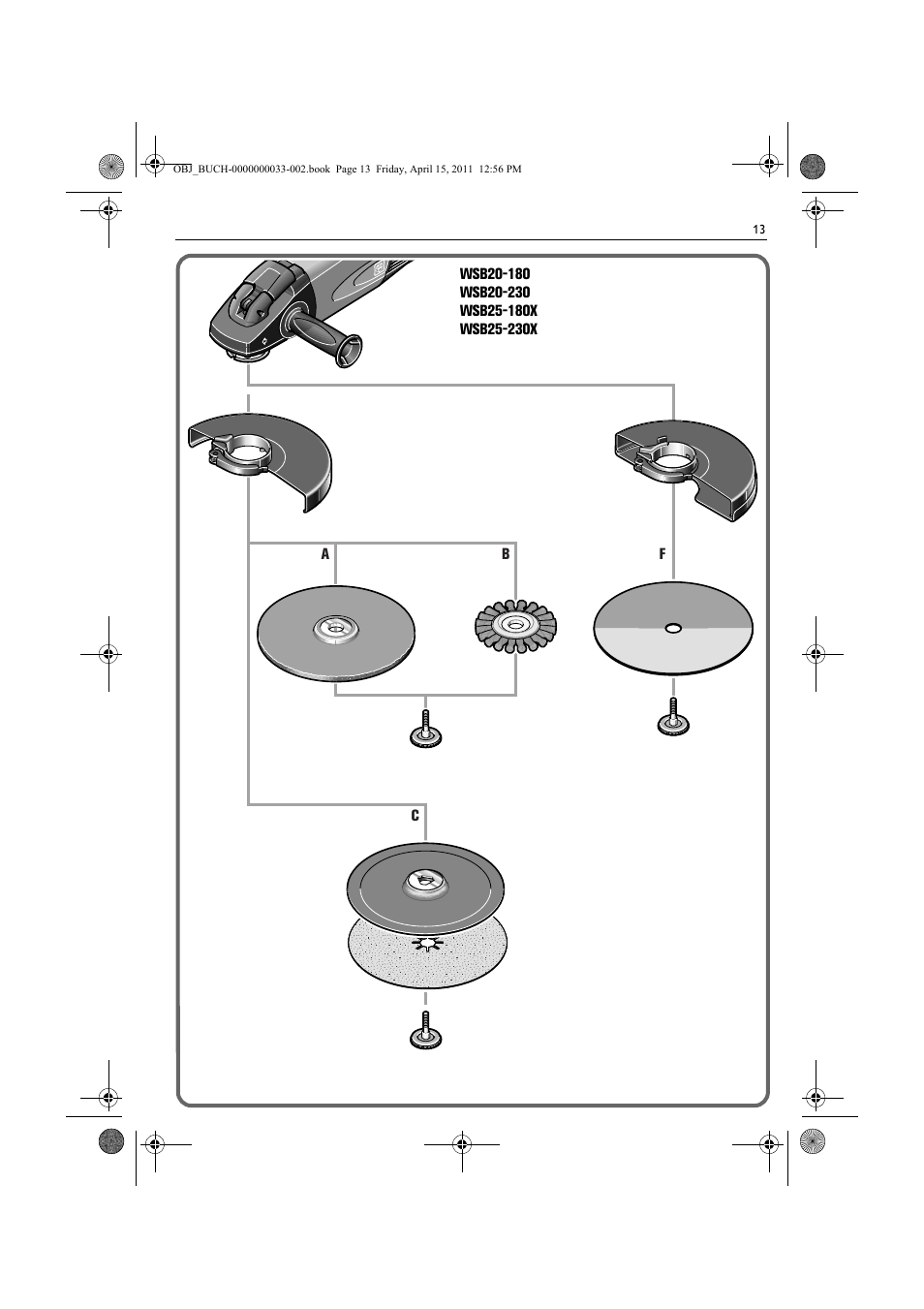 Fein WSG 25-230 User Manual | Page 13 / 191
