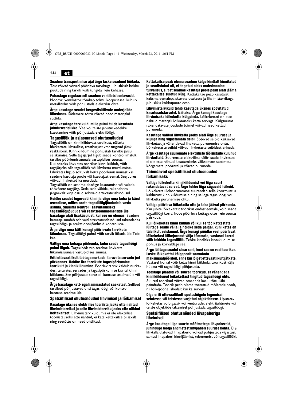 Fein WSG 25-230 User Manual | Page 144 / 191