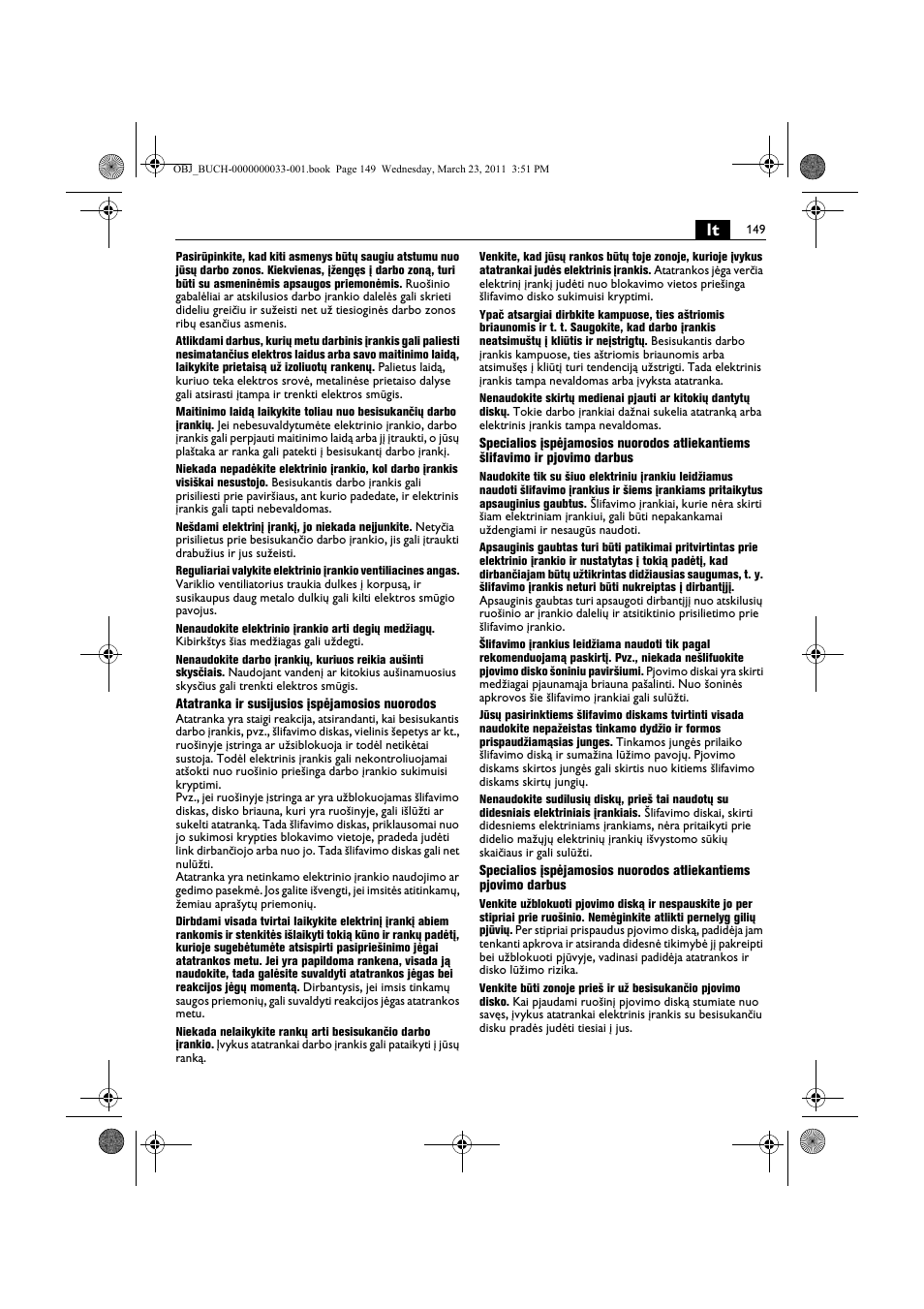 Fein WSG 25-230 User Manual | Page 149 / 191