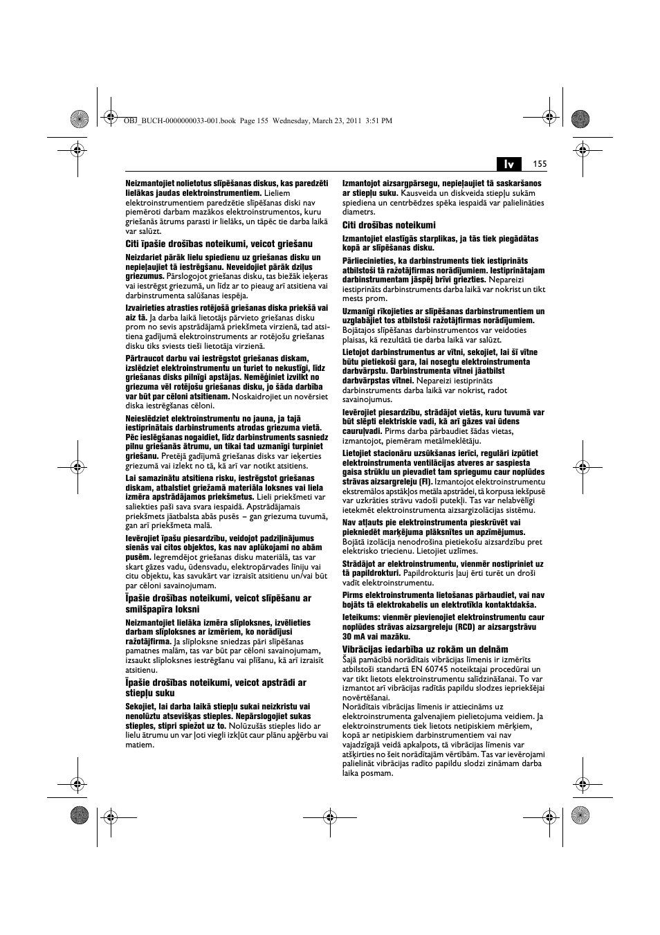 Fein WSG 25-230 User Manual | Page 155 / 191