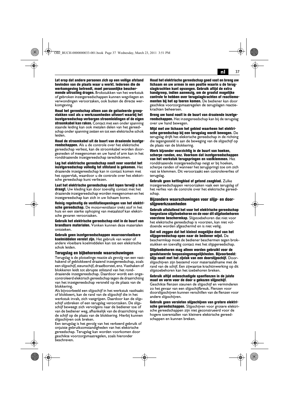 Fein WSG 25-230 User Manual | Page 37 / 191