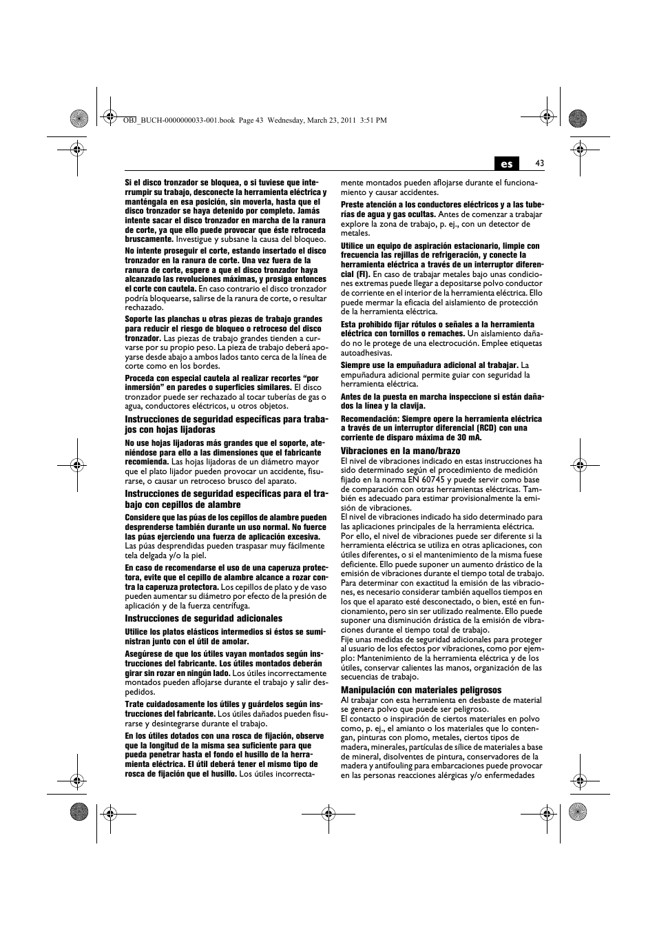 Fein WSG 25-230 User Manual | Page 43 / 191