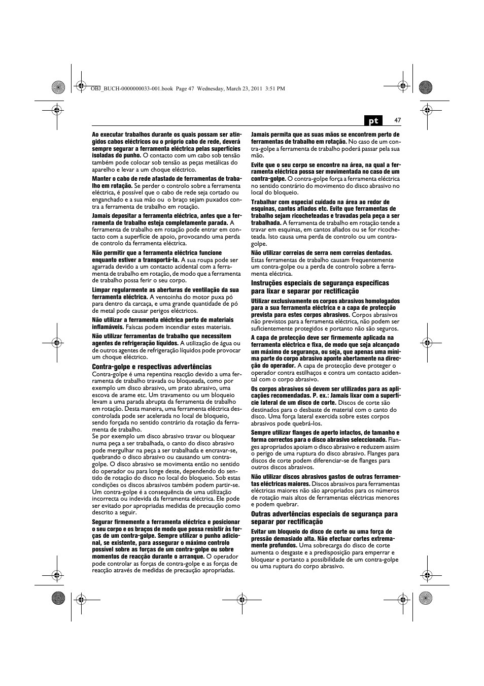 Fein WSG 25-230 User Manual | Page 47 / 191