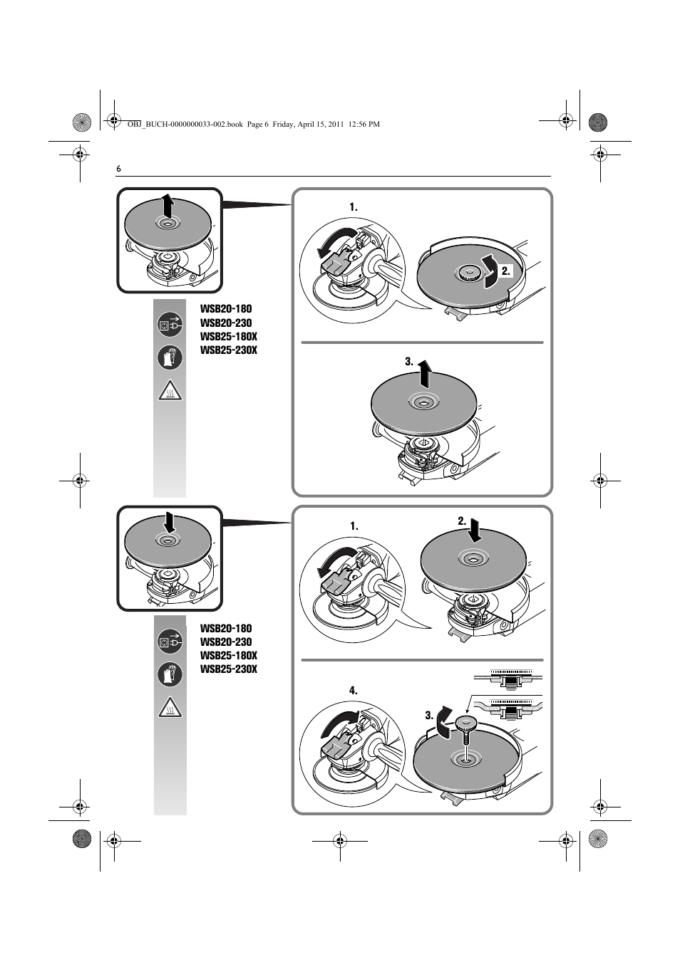 Fein WSG 25-230 User Manual | Page 6 / 191