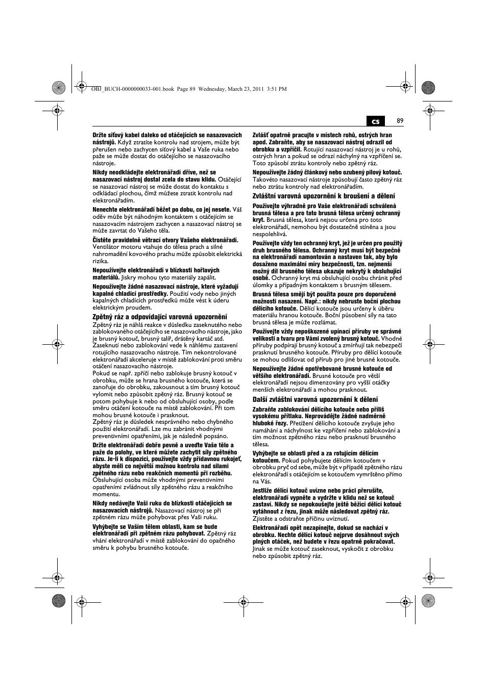 Fein WSG 25-230 User Manual | Page 89 / 191