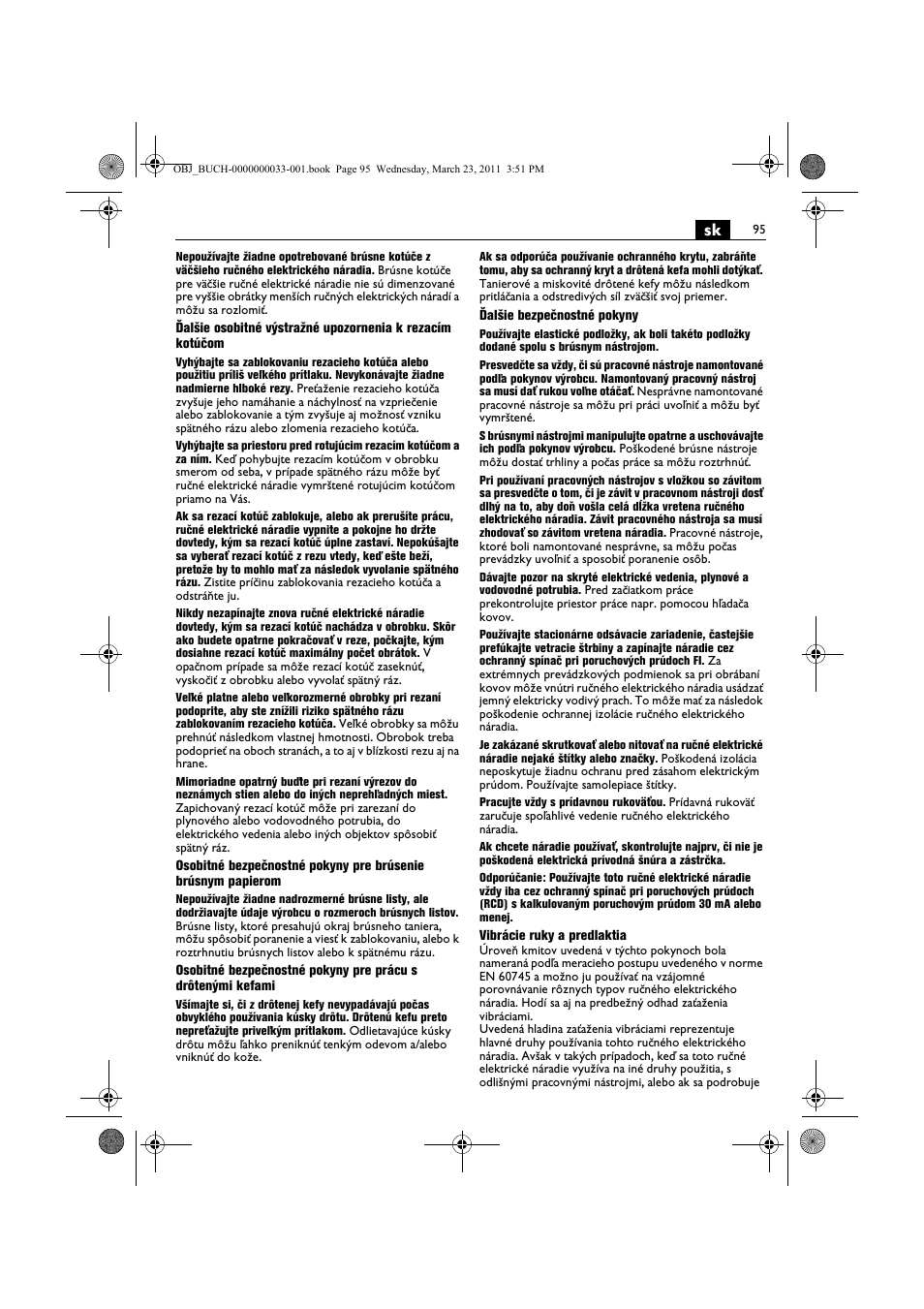 Fein WSG 25-230 User Manual | Page 95 / 191