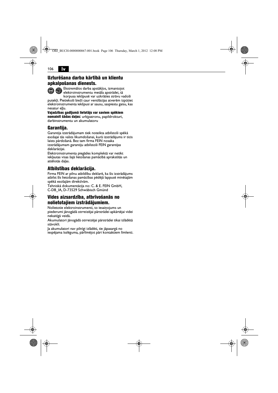 Fein ABOP 13-2 User Manual | Page 106 / 131