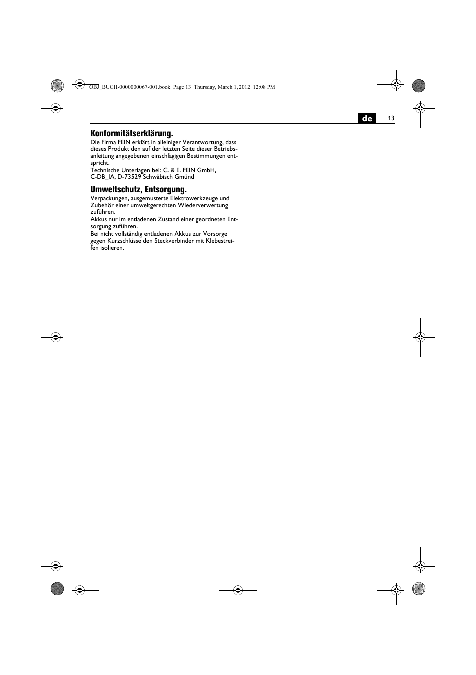 Fein ABOP 13-2 User Manual | Page 13 / 131