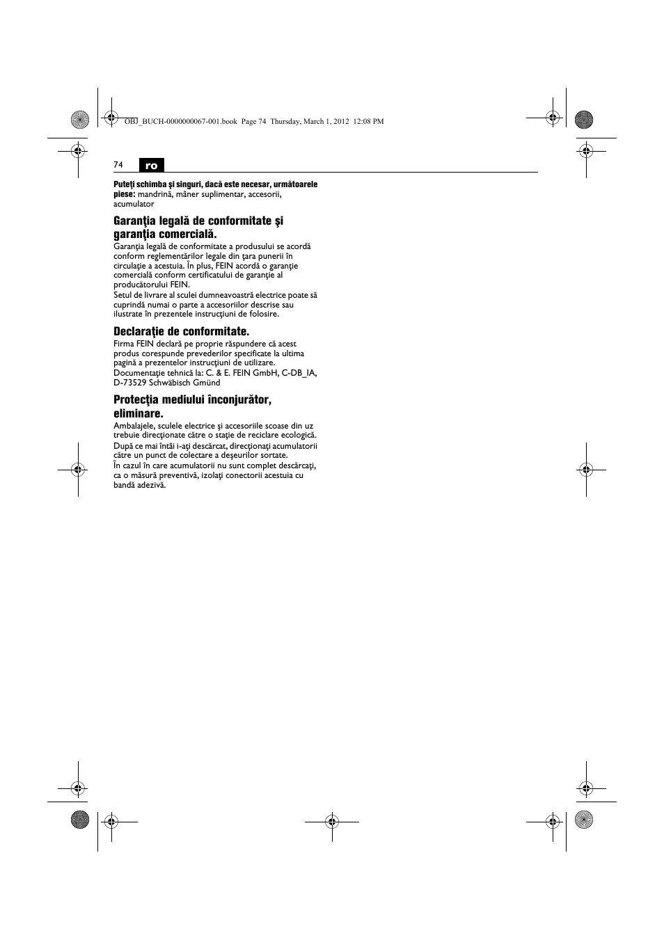 Fein ABOP 13-2 User Manual | Page 74 / 131
