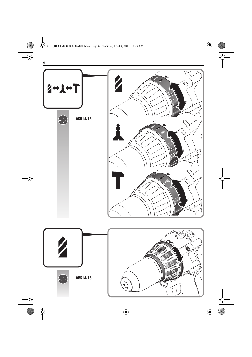 Fein ABS_18C User Manual | Page 6 / 149
