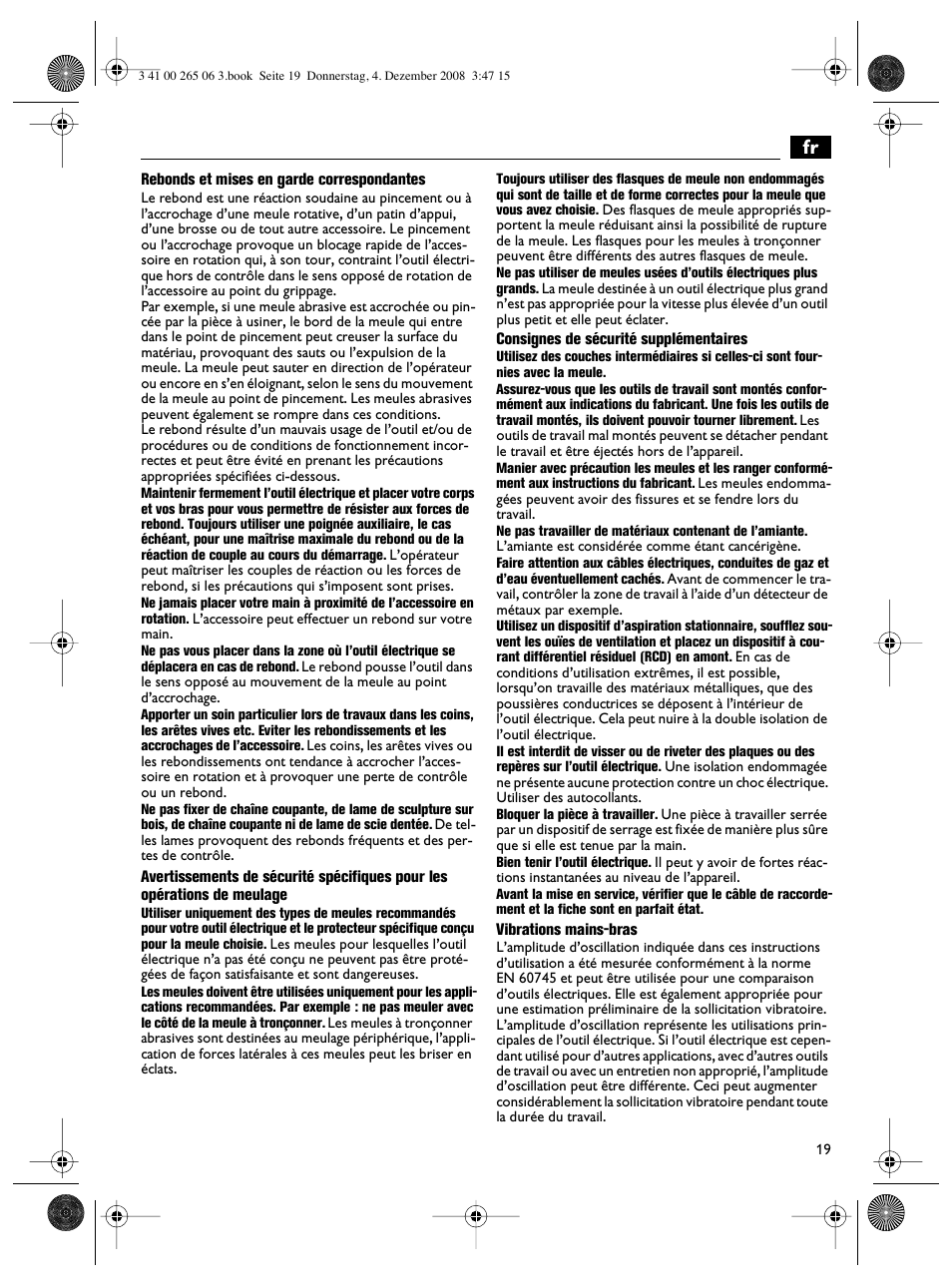 Fein AHSl636c User Manual | Page 19 / 80