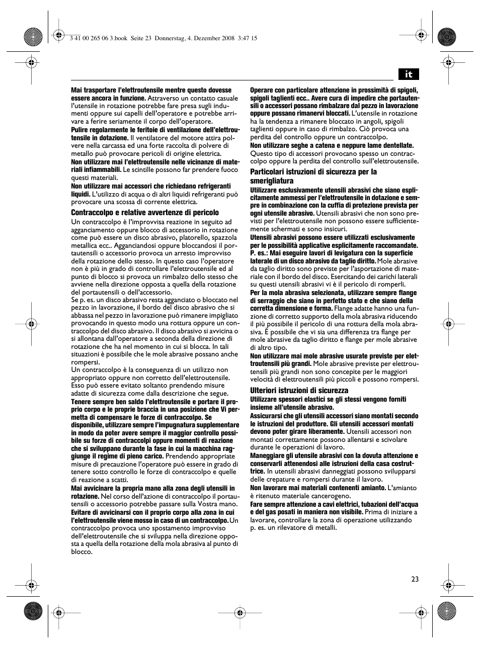 Fein AHSl636c User Manual | Page 23 / 80