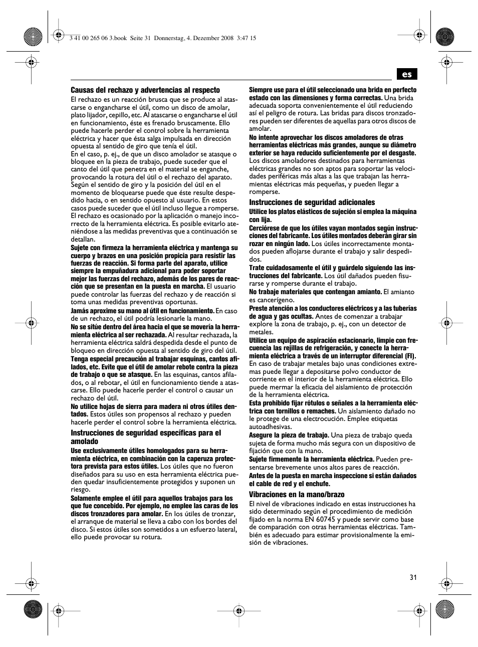 Fein AHSl636c User Manual | Page 31 / 80