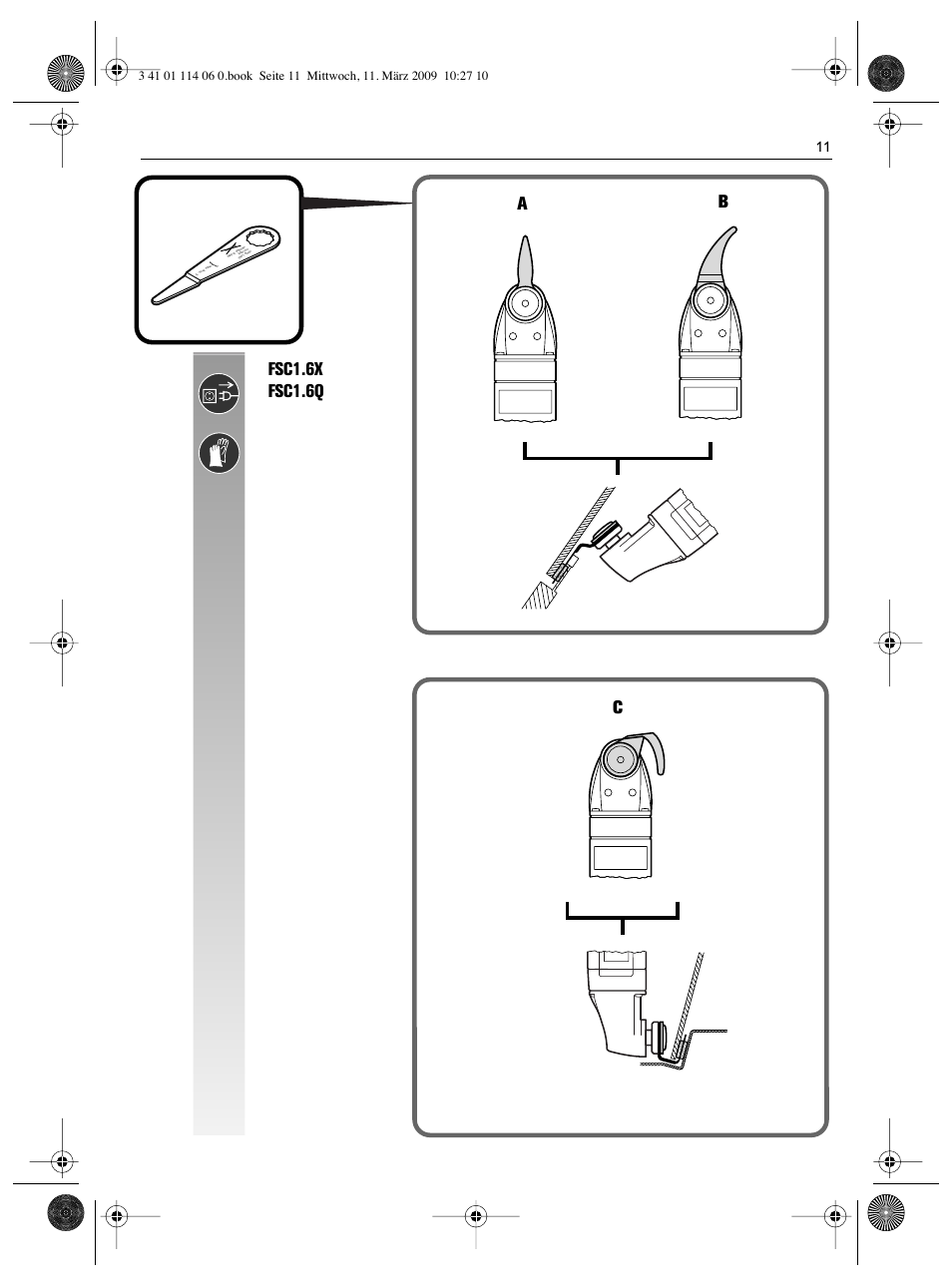 Ab c fsc1.6x fsc1.6q | Fein Cargo User Manual | Page 11 / 77