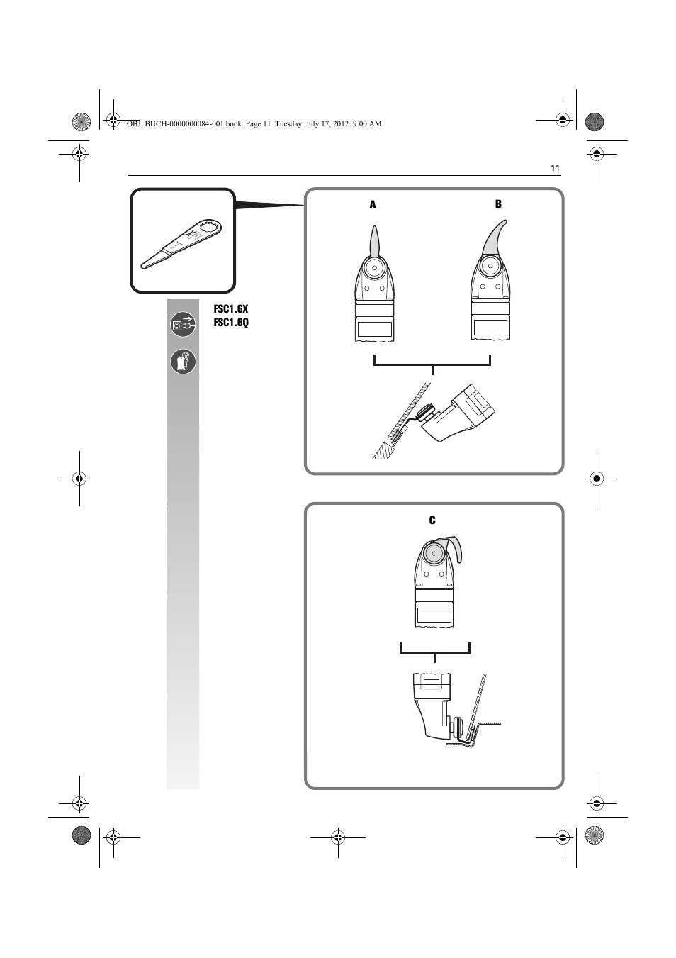 Ab c fsc1.6x fsc1.6q | Fein FSC 1.6 User Manual | Page 11 / 134