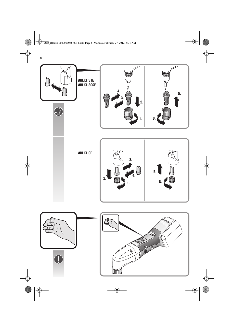 Fein ABLK 1.6 User Manual | Page 8 / 127