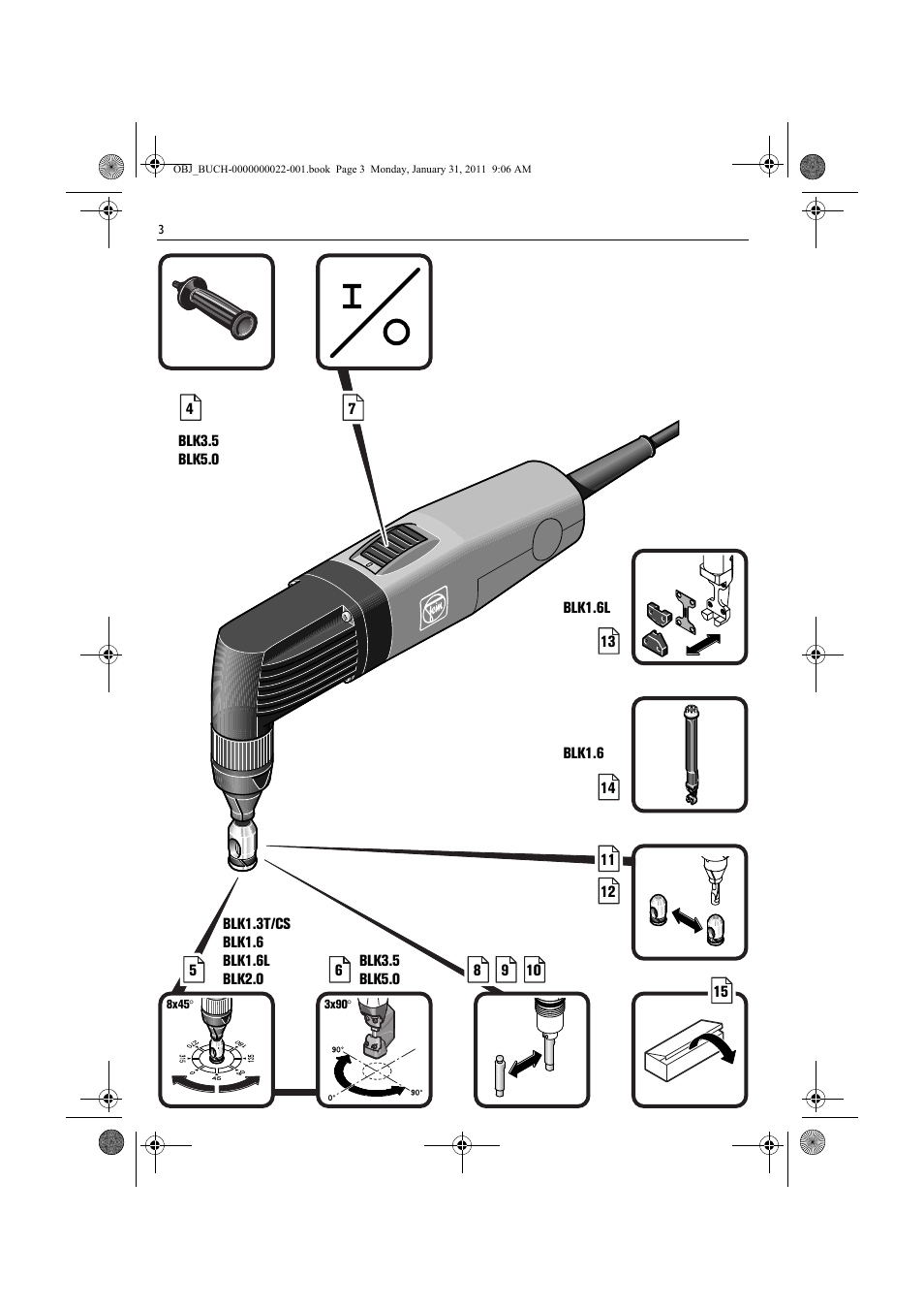 Fein BLK5.0 User Manual | Page 3 / 118