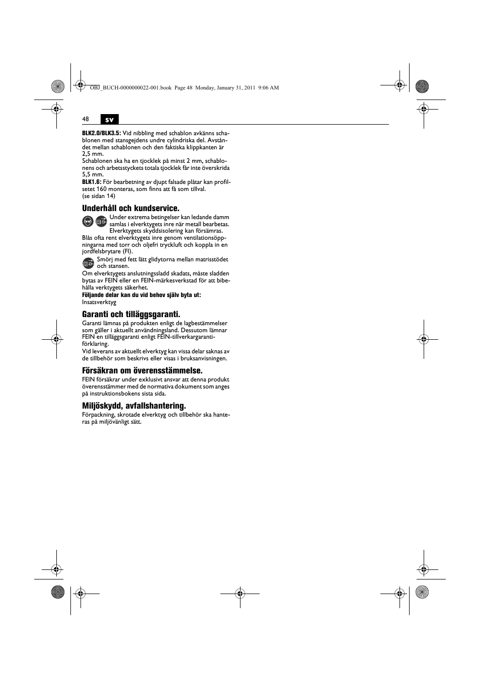 Fein BLK5.0 User Manual | Page 48 / 118