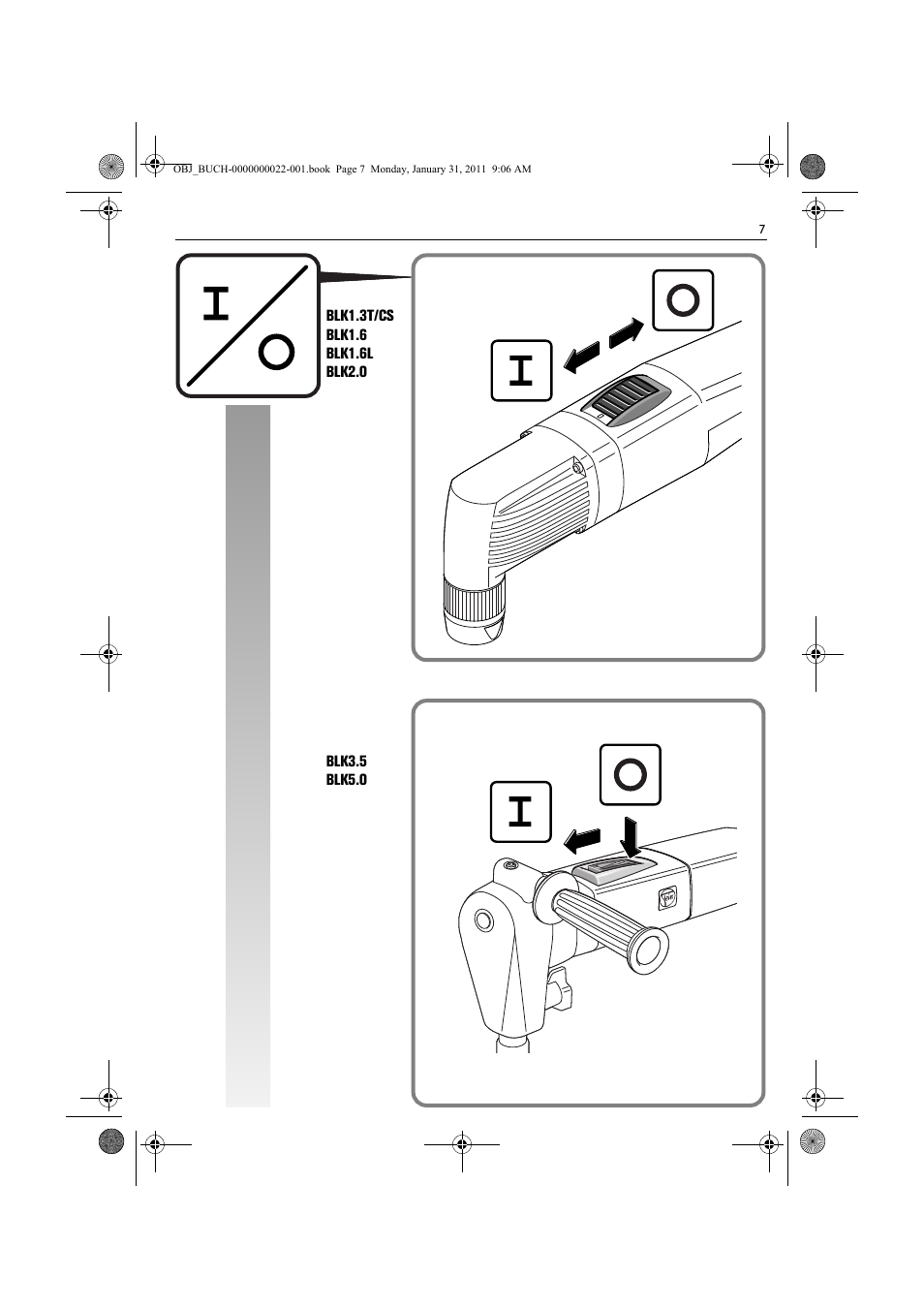 Fein BLK5.0 User Manual | Page 7 / 118