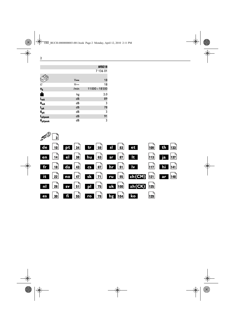 Fein AFSC 18 User Manual | Page 2 / 148