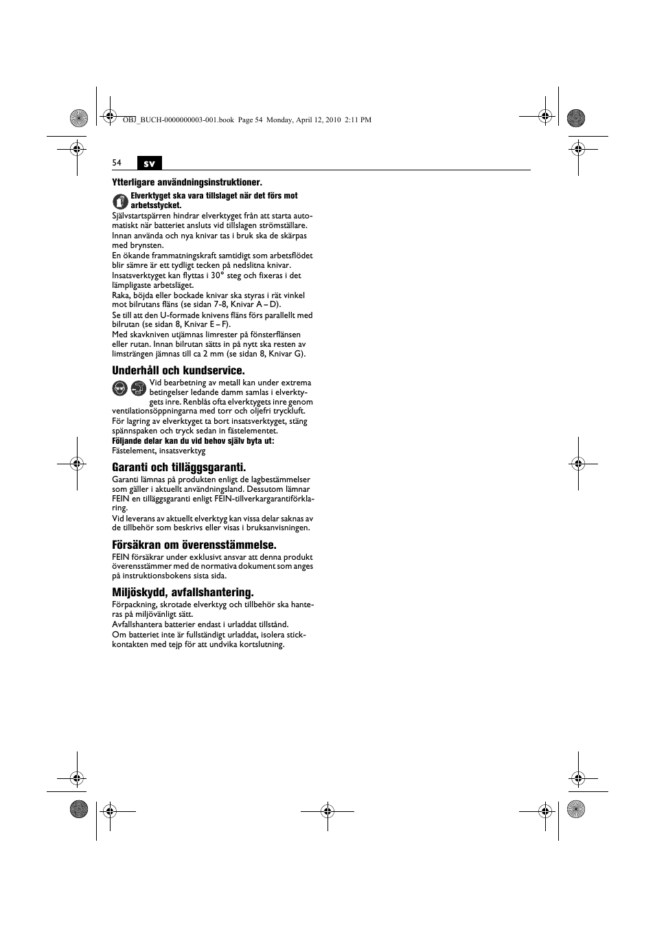 Fein AFSC 18 User Manual | Page 54 / 148