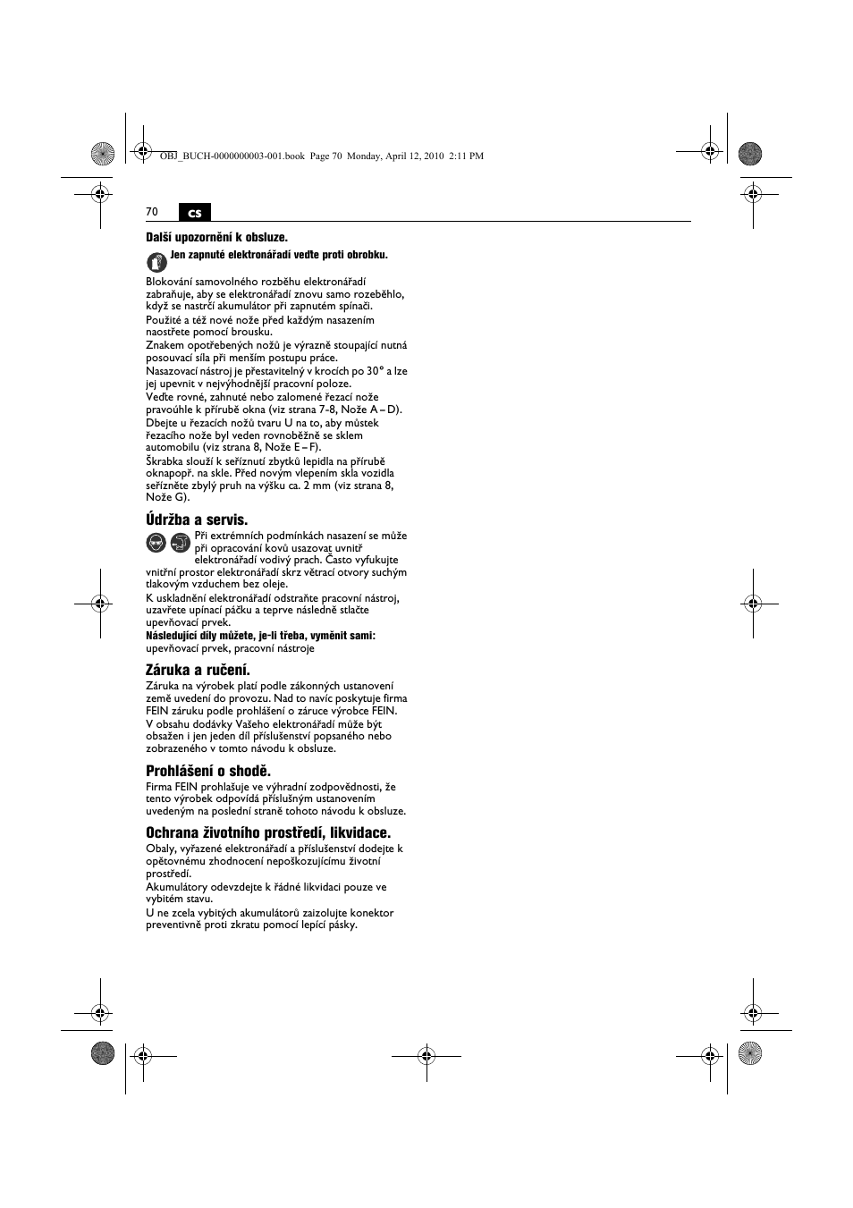 Fein AFSC 18 User Manual | Page 70 / 148