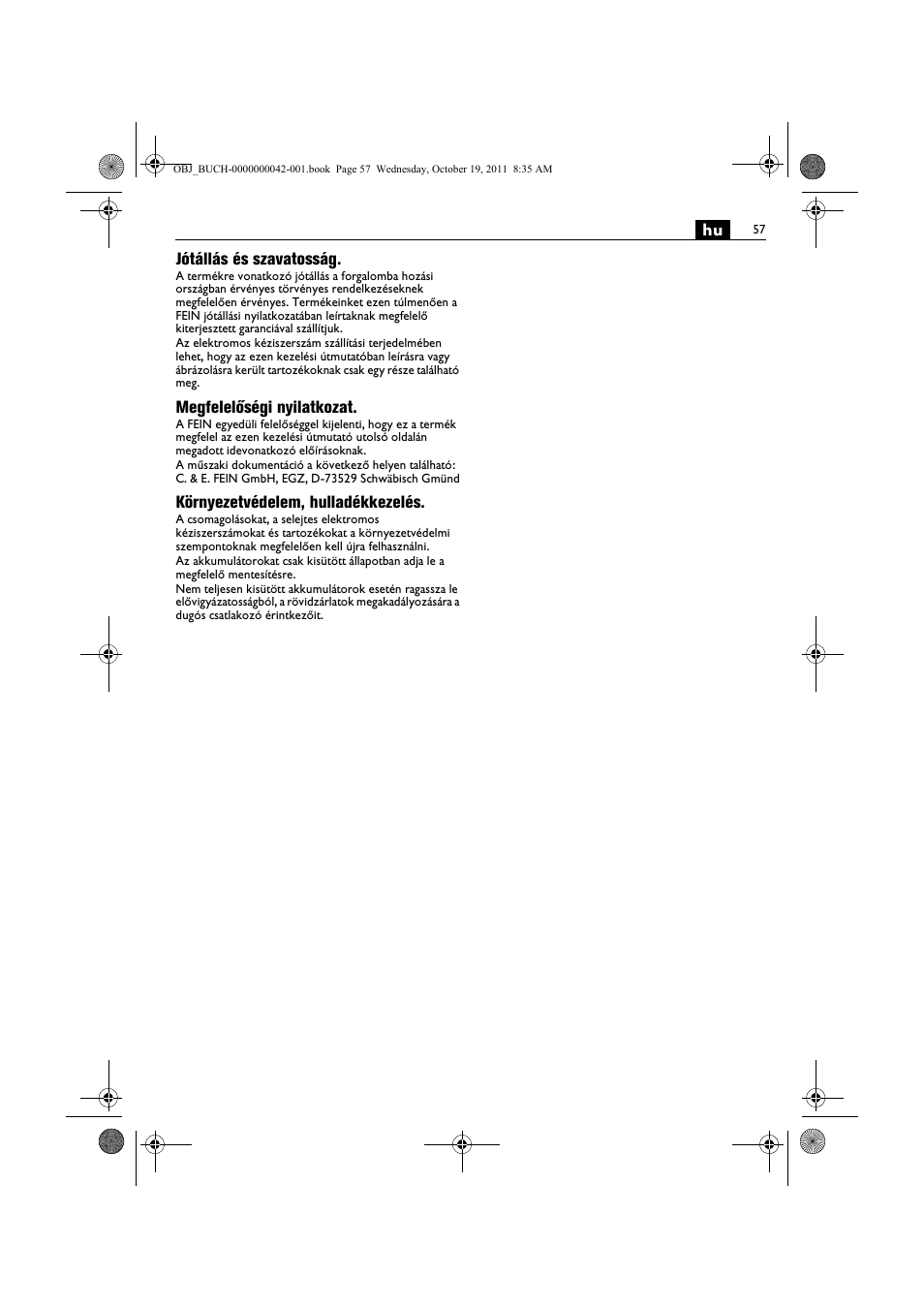 Fein ASCS_6.3 User Manual | Page 57 / 125
