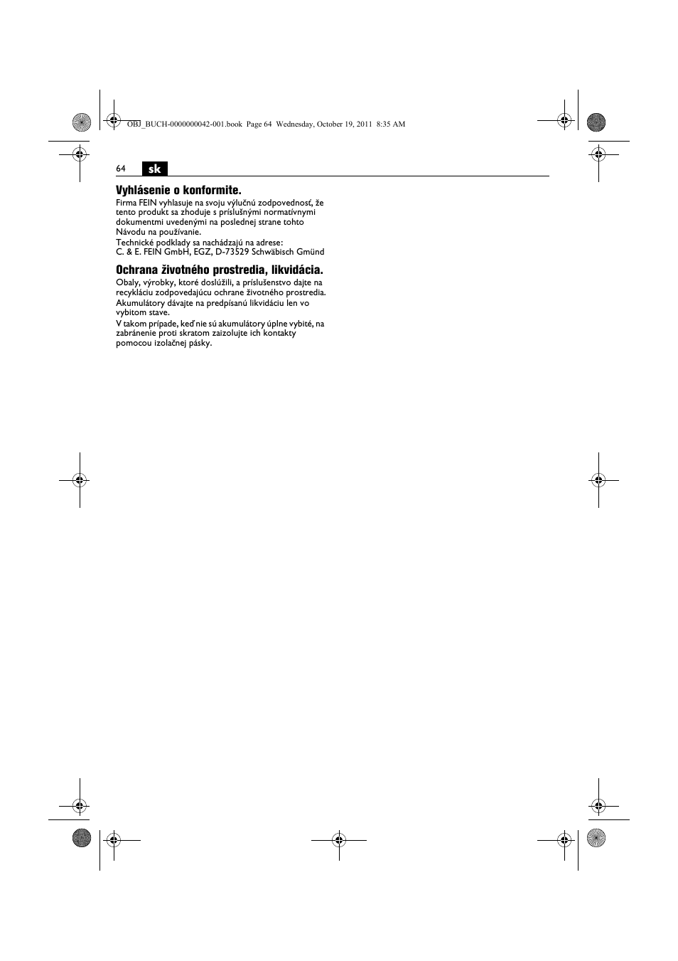 Fein ASCS_6.3 User Manual | Page 64 / 125