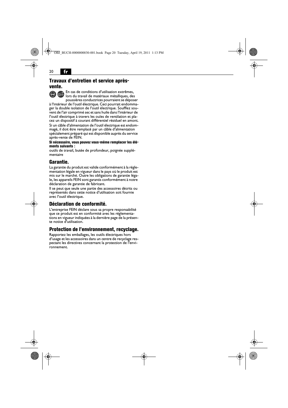 Fein SCU7-9 User Manual | Page 20 / 113