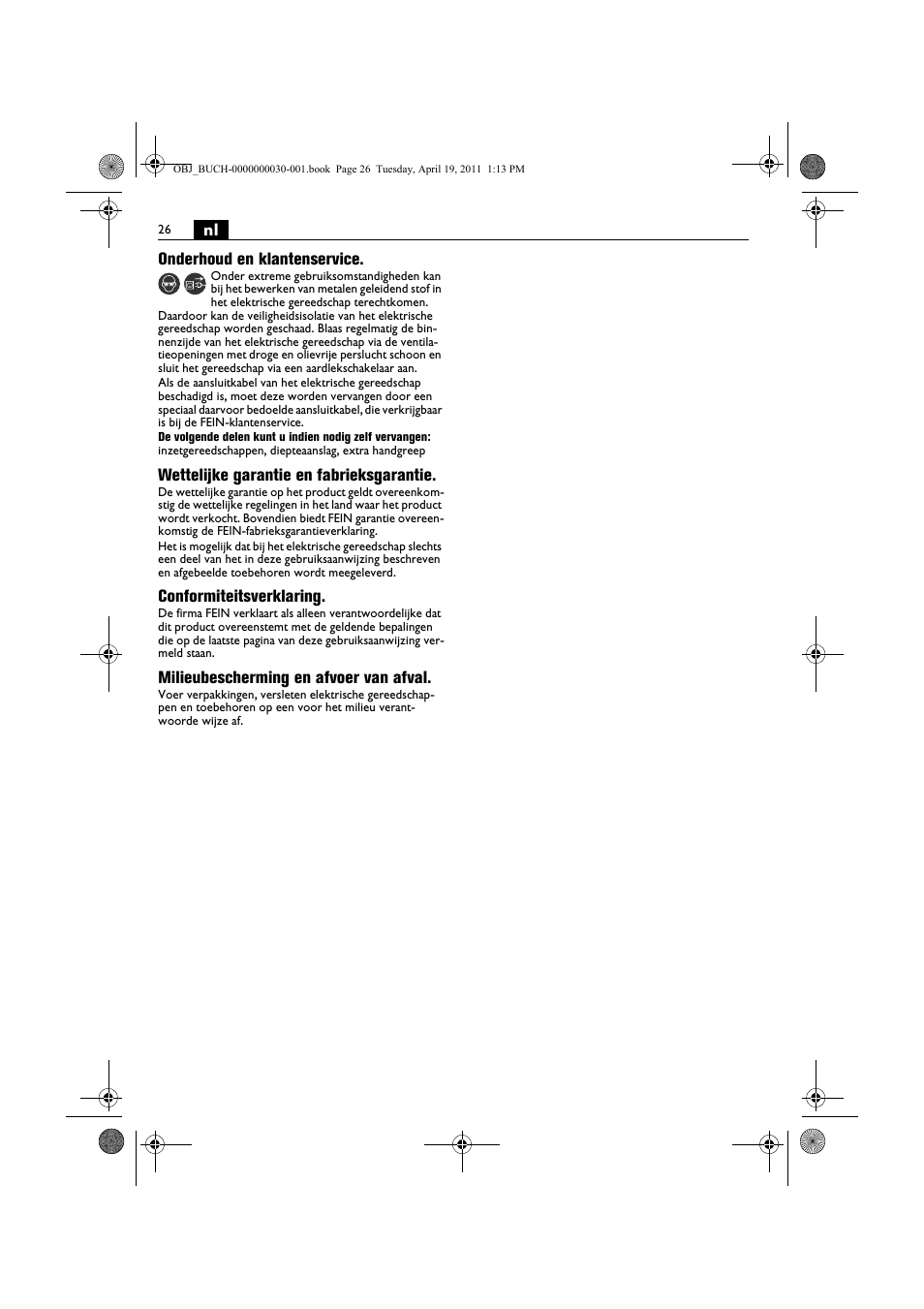 Fein SCU7-9 User Manual | Page 26 / 113