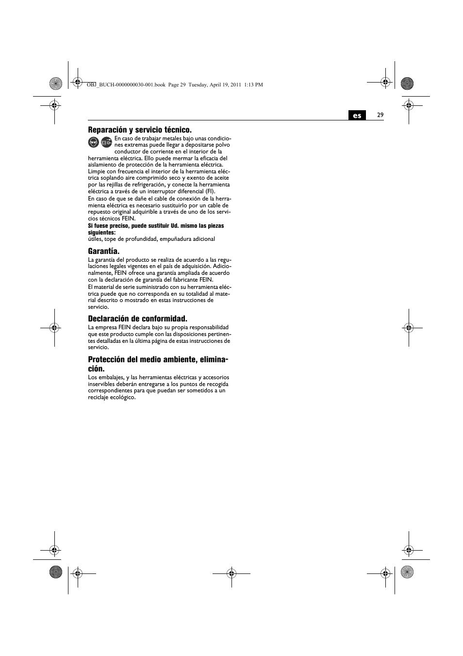 Fein SCU7-9 User Manual | Page 29 / 113
