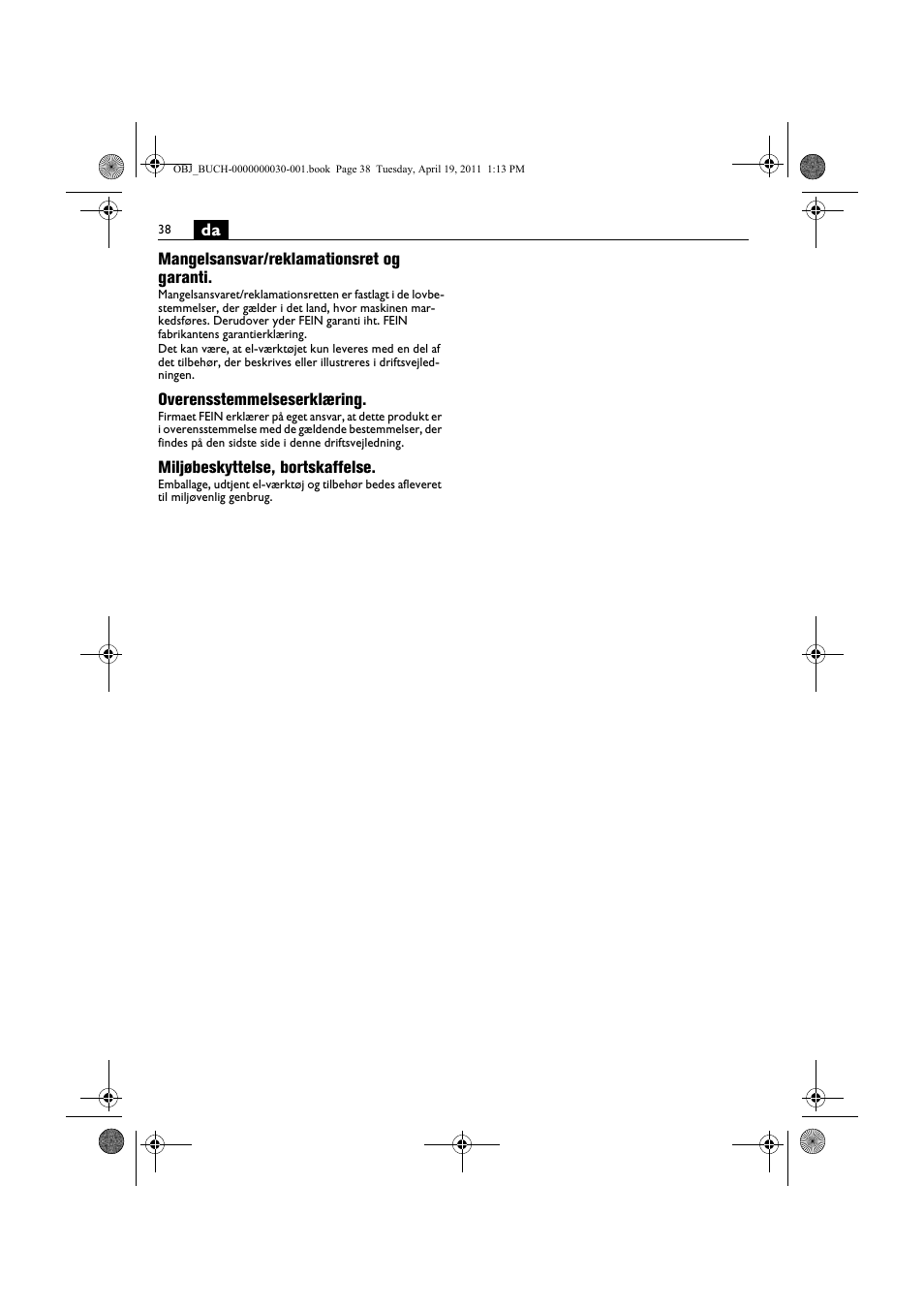 Fein SCU7-9 User Manual | Page 38 / 113
