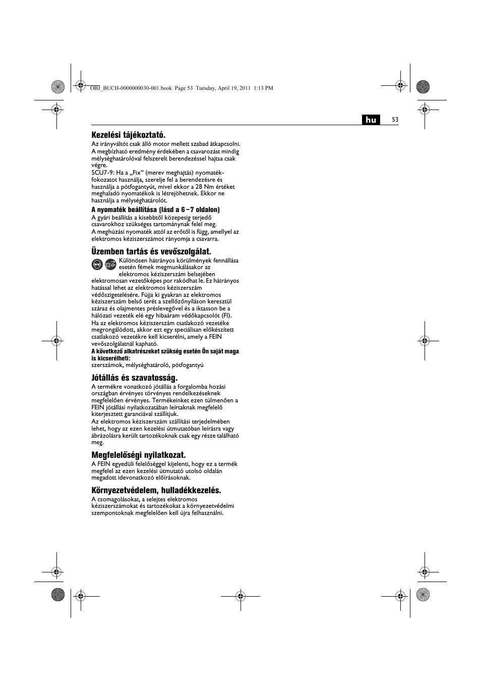 Fein SCU7-9 User Manual | Page 53 / 113