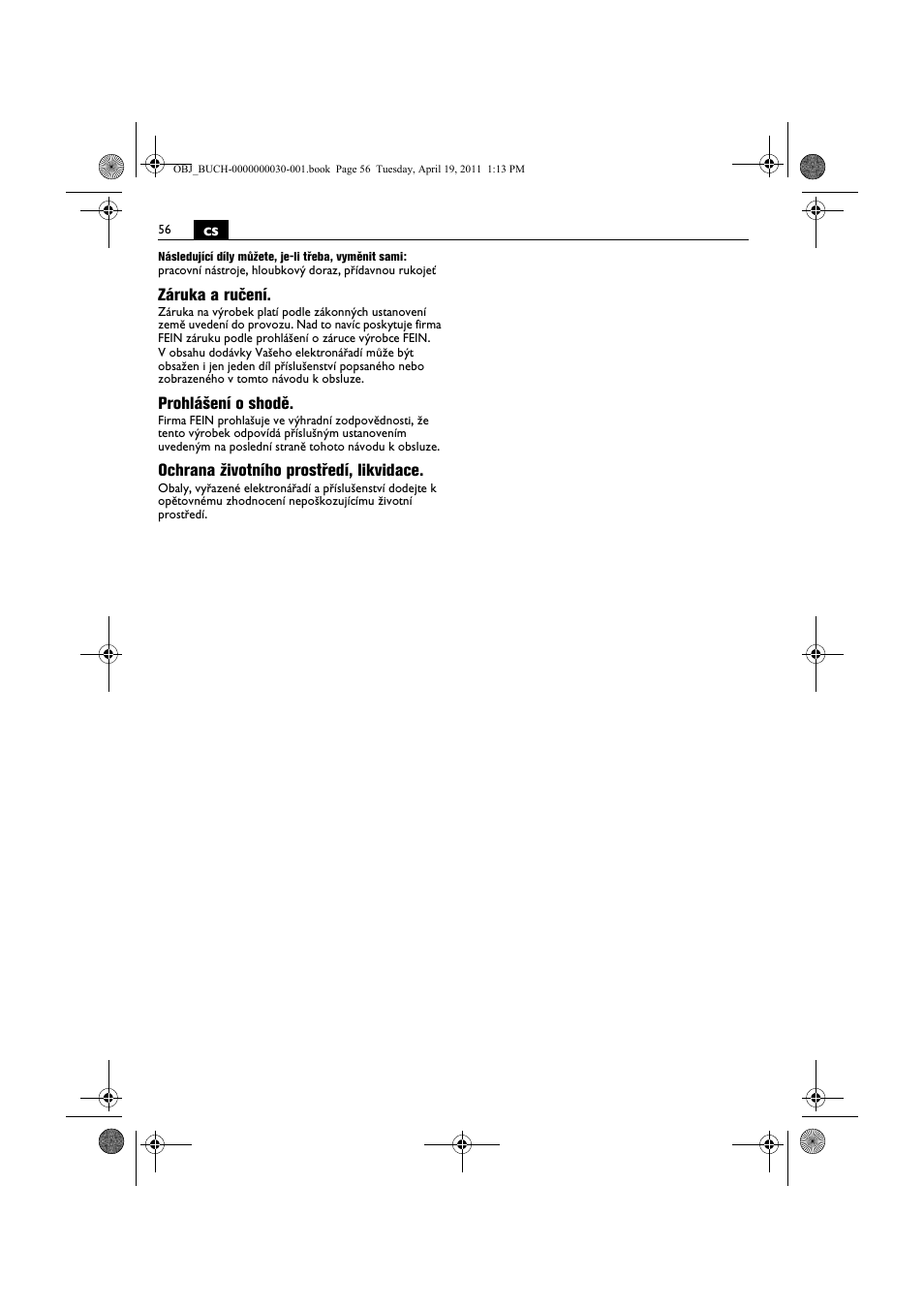 Fein SCU7-9 User Manual | Page 56 / 113