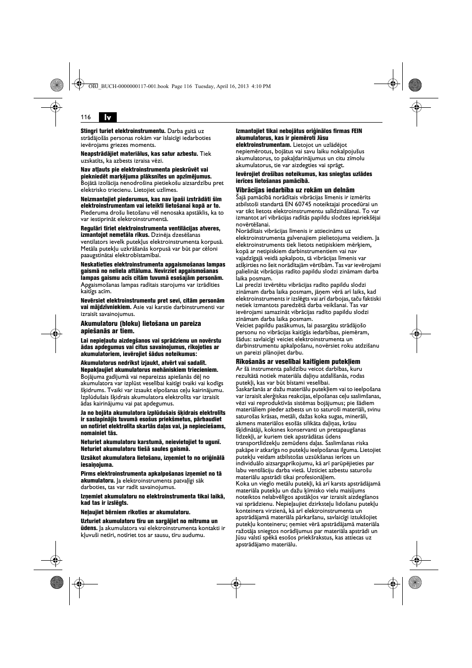 Fein ASCD 18 W4C User Manual | Page 116 / 144