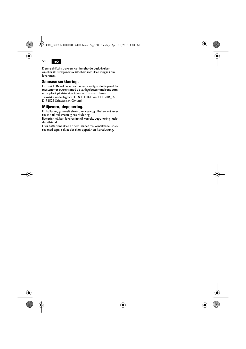 Fein ASCD 18 W4C User Manual | Page 50 / 144